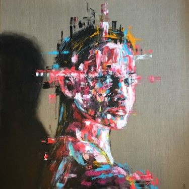 Malerei mit dem Titel "Freedom" von Jérôme Royer, Original-Kunstwerk, Acryl