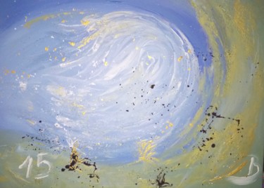 Peinture intitulée "Entre lune et solei…" par Jérôme Bonnet, Œuvre d'art originale, Acrylique