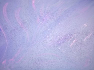 Peinture intitulée "Flamme violette" par Jérôme Bonnet, Œuvre d'art originale, Acrylique