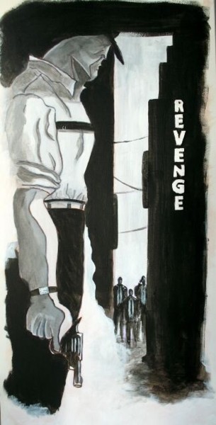 Peinture intitulée "Revenge" par Jerome Brillat, Œuvre d'art originale
