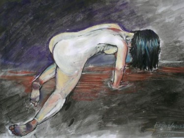 Peinture intitulée "L'instinct de pose" par Jérôme Cambra, Œuvre d'art originale, Huile