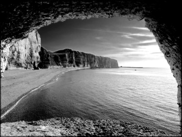 Photographie intitulée "La plage du Tilleul…" par Jérôme Cambra, Œuvre d'art originale