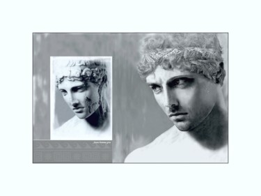 Photography titled "Jeune homme grecque" by Jérôme Cambra, Original Artwork, Digital Photography