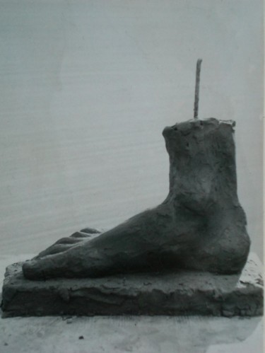 Sculpture intitulée "Etude anatomique" par Jérôme Cambra, Œuvre d'art originale, Argile