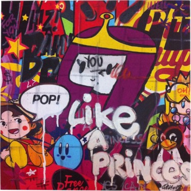 Peinture intitulée "Like a Princess" par Jerome Clem, Œuvre d'art originale, Huile