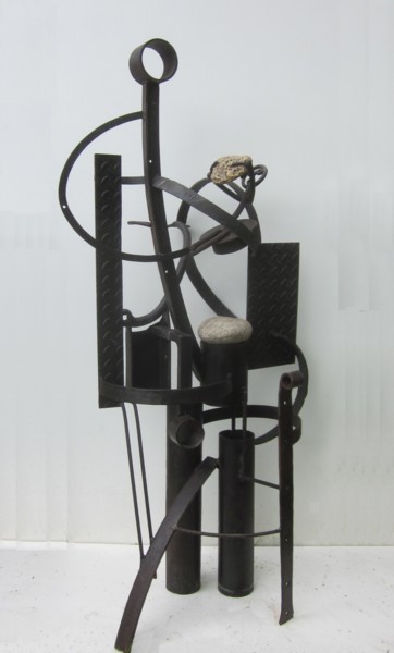 Sculpture titled "Sofia" by Jérôme Danikowski, Original Artwork, Metals