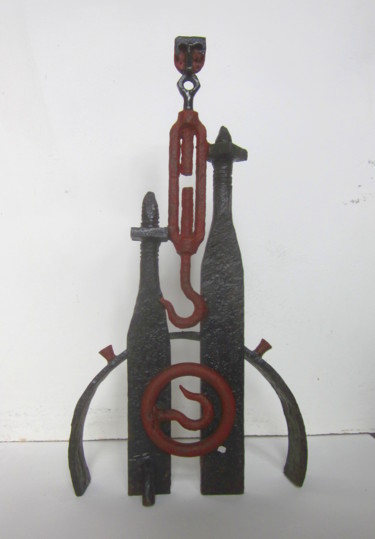 Skulptur mit dem Titel "Garde du sceau" von Jérôme Danikowski, Original-Kunstwerk