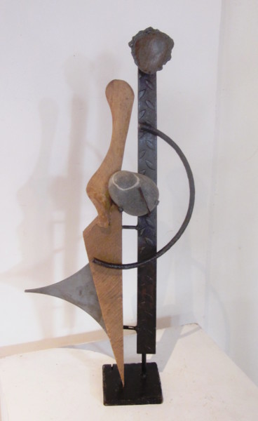 Escultura titulada "Couple" por Jérôme Danikowski, Obra de arte original, Metales