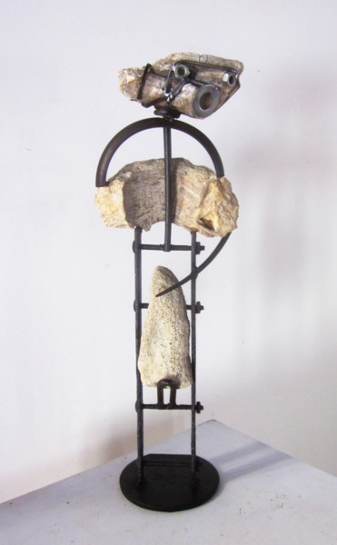 Sculpture titled "Marel" by Jérôme Danikowski, Original Artwork, Metals