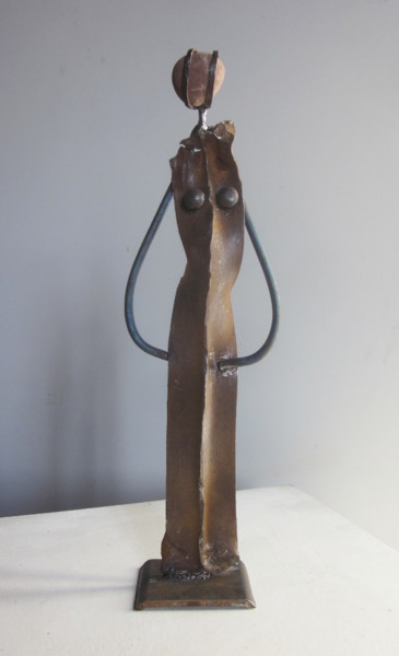 Rzeźba zatytułowany „Demoiselle” autorstwa Jérôme Danikowski, Oryginalna praca, Metale