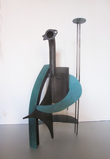 Sculpture titled "Copernic" by Jérôme Danikowski, Original Artwork, Metals