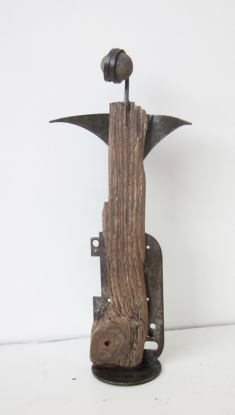 Sculpture titled "Laetitia" by Jérôme Danikowski, Original Artwork, Metals