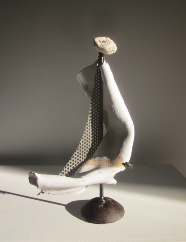 Sculpture intitulée "Sirène" par Jérôme Danikowski, Œuvre d'art originale, Métaux