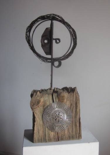 Sculpture titled "Touareg" by Jérôme Danikowski, Original Artwork, Metals