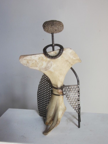 Sculpture intitulée "Fugitive" par Jérôme Danikowski, Œuvre d'art originale, Métaux