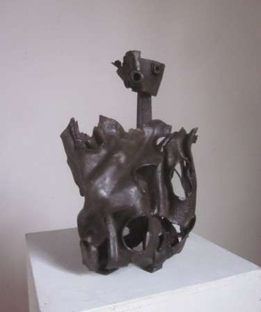 Sculpture intitulée "Le vagabond de l'au…" par Jérôme Danikowski, Œuvre d'art originale, Métaux