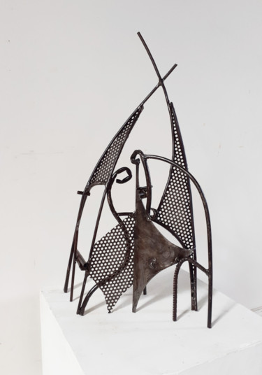 Sculpture intitulée "Tipi" par Jérôme Danikowski, Œuvre d'art originale, Métaux