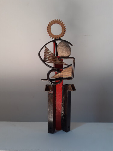 Sculpture titled "Apôtre 3" by Jérôme Danikowski, Original Artwork, Metals