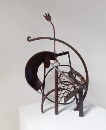 Sculpture intitulée "Mécanique céleste" par Jérôme Danikowski, Œuvre d'art originale, Métaux