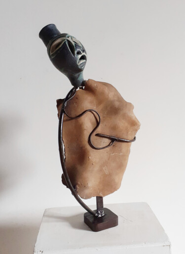 Escultura titulada "La Tortue" por Jérôme Danikowski, Obra de arte original, Metales