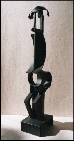 Sculpture intitulée "Dogon" par Jérôme Danikowski, Œuvre d'art originale, Métaux