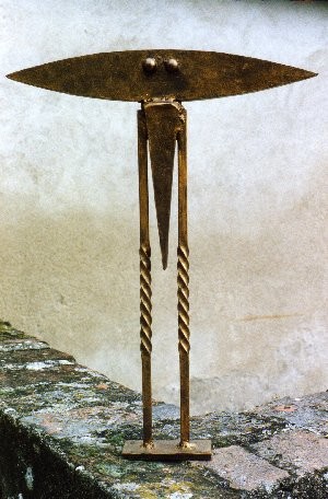 Escultura titulada "Brancusi" por Jérôme Danikowski, Obra de arte original, Metales