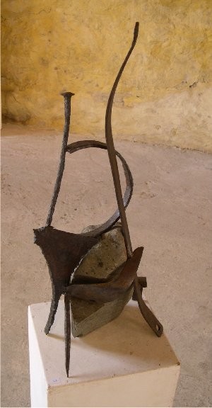 Skulptur mit dem Titel "Danse" von Jérôme Danikowski, Original-Kunstwerk, Metalle