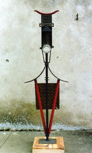 Γλυπτική με τίτλο "Toréador 1" από Jérôme Danikowski, Αυθεντικά έργα τέχνης, Μέταλλα