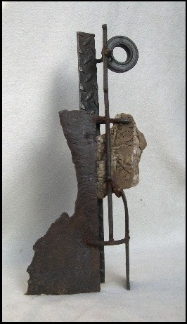 Skulptur mit dem Titel "Achille" von Jérôme Danikowski, Original-Kunstwerk, Metalle