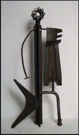 Sculpture titled "Antoine" by Jérôme Danikowski, Original Artwork, Metals