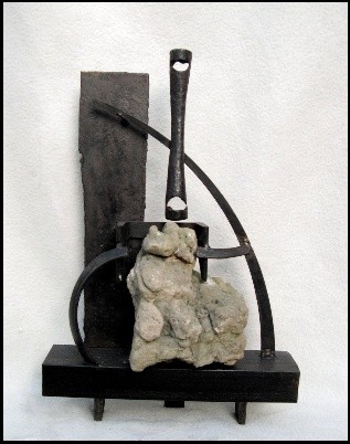 Sculpture titled "Rachel" by Jérôme Danikowski, Original Artwork, Metals