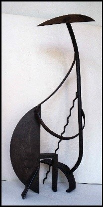 Sculpture titled "Orson" by Jérôme Danikowski, Original Artwork, Metals