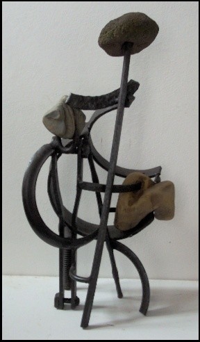 Скульптура под названием "Poème 4" - Jérôme Danikowski, Подлинное произведение искусства, Металлы