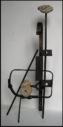 Escultura intitulada "Téleman" por Jérôme Danikowski, Obras de arte originais, Metais