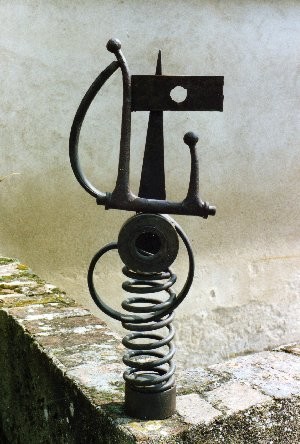 Sculpture titled "Hippocampe" by Jérôme Danikowski, Original Artwork, Metals