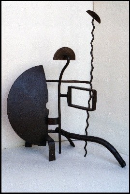 Sculpture intitulée "Spartiate" par Jérôme Danikowski, Œuvre d'art originale, Métaux