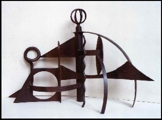 Sculpture intitulée "Composition 1" par Jérôme Danikowski, Œuvre d'art originale, Métaux
