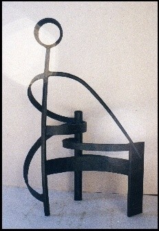 Sculpture titled "Valse" by Jérôme Danikowski, Original Artwork, Metals