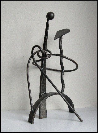 Sculpture intitulée "Petit couple 2" par Jérôme Danikowski, Œuvre d'art originale, Métaux