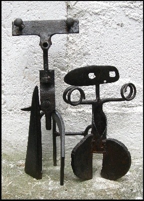 Sculpture intitulée "Petit couple 3" par Jérôme Danikowski, Œuvre d'art originale, Métaux