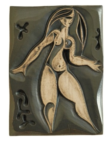 Sculpture titled "Nymphe" by Jérôme Danikowski, Original Artwork, Ceramics