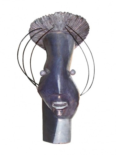 Sculpture intitulée "Tête" par Jérôme Danikowski, Œuvre d'art originale, Céramique