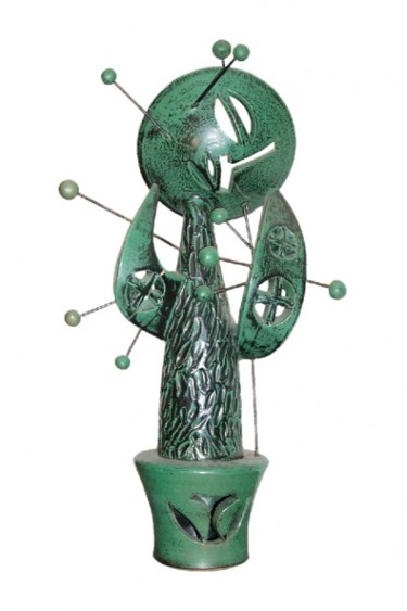Sculpture intitulée "Personnage" par Jérôme Danikowski, Œuvre d'art originale, Céramique