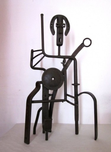 Sculpture titled "Spartacus 2" by Jérôme Danikowski, Original Artwork, Metals