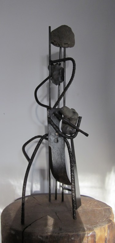 Sculpture titled "Ésope" by Jérôme Danikowski, Original Artwork