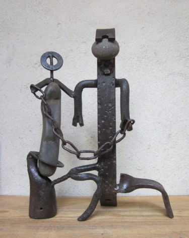 Sculpture intitulée "Le mariage" par Jérôme Danikowski, Œuvre d'art originale