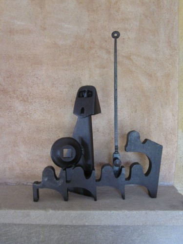 Skulptur mit dem Titel "Viking" von Jérôme Danikowski, Original-Kunstwerk