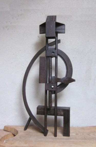 Скульптура под названием "Marin" - Jérôme Danikowski, Подлинное произведение искусства