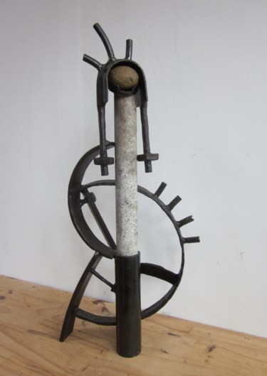 Sculpture intitulée "Squaw" par Jérôme Danikowski, Œuvre d'art originale, Métaux