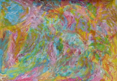 Painting titled "Couleurs t r o" by Jéromine, Original Artwork